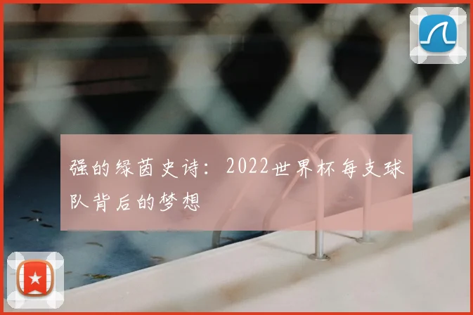 强的绿茵史诗：2022世界杯每支球队背后的梦想