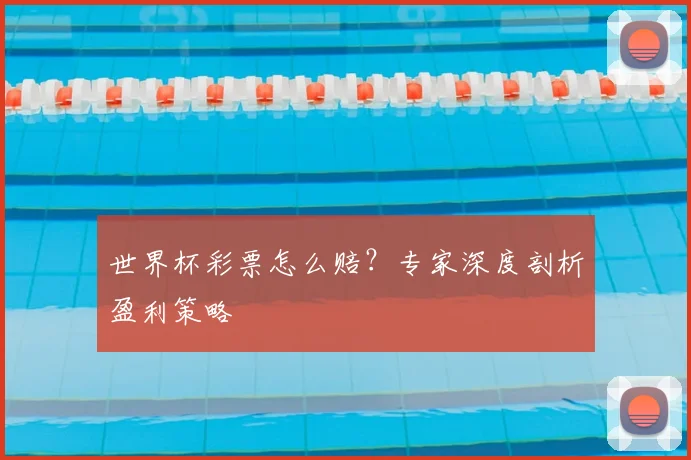 世界杯彩票怎么赔？专家深度剖析盈利策略
